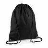 BagBase BG010BLAC Premium Gymsac Backpack - Black, Medium