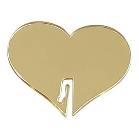 30pcs of Blank Mirror Acrylic Disc Drink Tag ,DIY Mirrored Place Card Wine Glasses Name Birthday Baby Wedding Engagement (Heart)