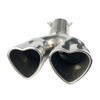 OtpOutopa Dual Exhaust Tip 2.5 inch Inlet, Universal Car Exhaust