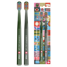 Curaprox CS 5460 Recycled Edition 2026, 2-Pack, Dark Green/Grey