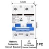 DIHOOL DC Circuit Breaker,125A 2 Pole,12V to 240 Volt Solar