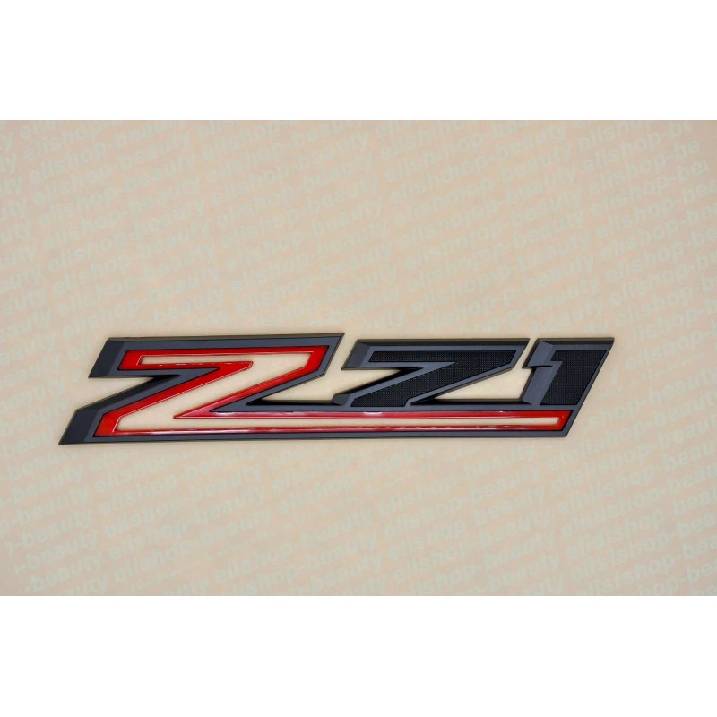 OEM 2pcs Black Red 2019-2023 Chevy Silverado Z71 Emblem Fender