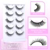 Natural Self Adhesive Eyelashes Wispy Self Adhesive Lashes 3D No