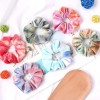 15 Pcs Tie Dye Velvet Scrunchies Soft Hair Ties For