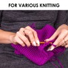 Crochet Hooks Set, Aluminum Handle Knitting Needles for Arthritic Hands,