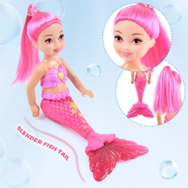 Tuko Mermaid Doll Set for 3+ Girls Gifts, 3Packs