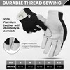 STONELIGHT Unisex Gardening Gloves Made with Leather & Spandex -
