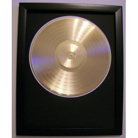 Blank Gold Plated LP Album Record  Vinyl Music Award Trophy to Custom  Quality