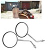 8mm Scooter Mirrors, 1 Pair 8mm Right and Left Motorcycle