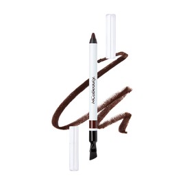 MCoBeauty Dual Ended Pro Eyeliner Pencil & Smudge Brush - Rich Brown