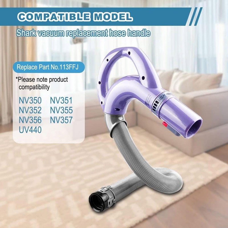 Vacuum Hose Handle Replacement Compatible with Shark Navigator NV350, NV351,