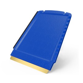 L & P Car Design A052 Ice Scraper Car Murska Ice Scraper Brass Blade Brass Scraper Original from Finland Trapeze Small Practical Ice Scraper Scratch Top Quality 90 mm Colour Blue