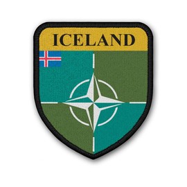 Copytec Patch Nato Island Iceland Coat of Arms Badge #39952