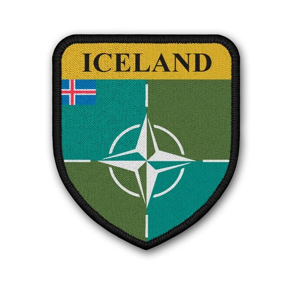 Copytec Patch Nato Island Iceland Coat of Arms Badge #39952