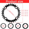 iwobi 104 BCD Single Chainring,36t Round Shape Single Chain Ring,Aluminum