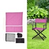 Director Chair Cover Replacement with Storage Bag Canvas Seat Chair