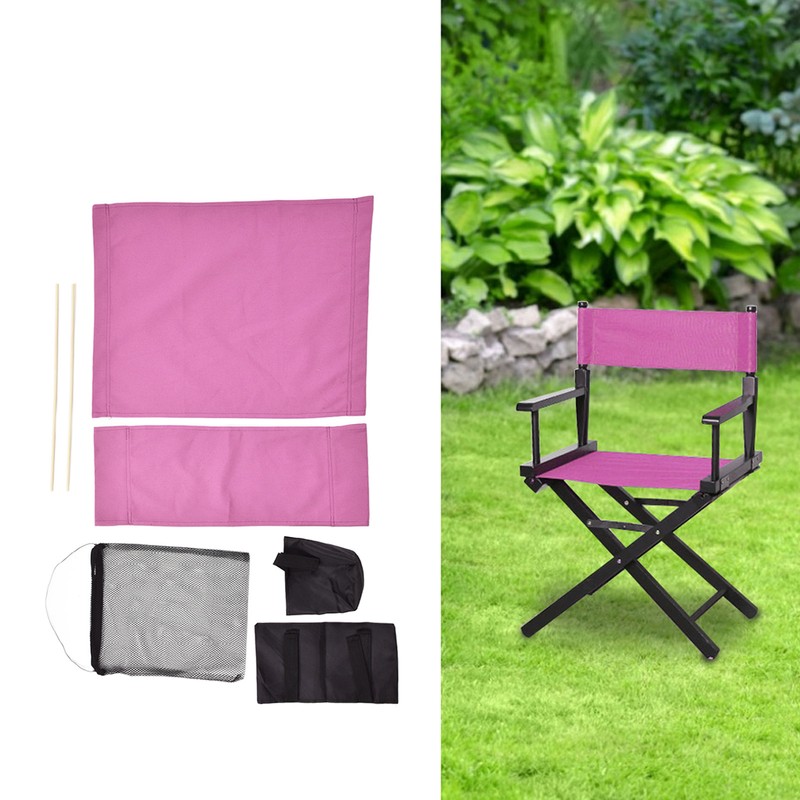Director Chair Cover Replacement with Storage Bag Canvas Seat Chair