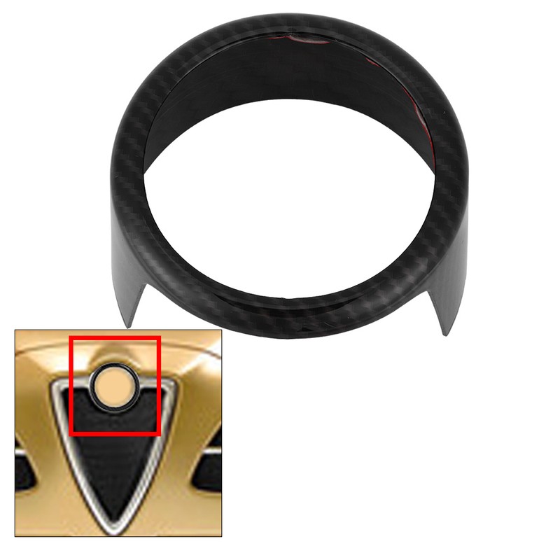 Car Decorative Front Grill Logo Ring Trim Frame Cover for