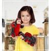 DolliBu Ladybug Plush Hand Puppet for Kids - Soft Plush