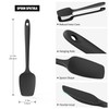 Heat Resistant Silicone Spoon Spatulas, Doosu 600°F High Temp Flexible