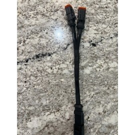 A-LAB Dual Output Deutsch DT Adapt Connector Splitters Y split 2 pin 16 AWG