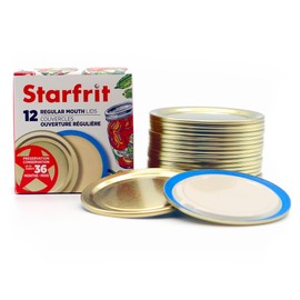 Starfrit 12 Regular Mouth Canning Lids (70 mm)