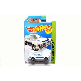 Hot Wheels, 2015 HW Workshop, '70 Ford Escort RS1600 [White] Die-Cast Vehicle #221/250