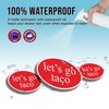 Subtle Let's Go Taco Sticker Anti Funny Leftist Feminist Social