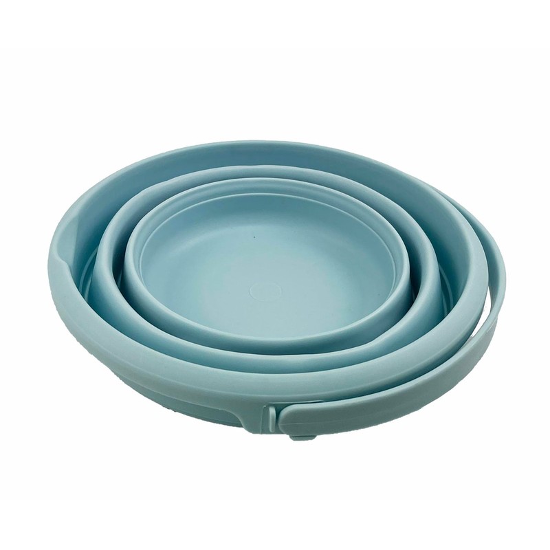 SAMMART - 5.5L Collapsible Plastic Bucket - Foldable Round Tub