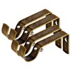 Fix Curtain Rod Bracket Set of 4 for 1 Or