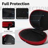 MOLOVA for Earbuds Carrying Case, Small Oval Storage Cases, Tech