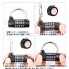YAVINCOL 3pcs Wire Lock Door Lock Padlock Wire Padlock Dial