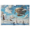 Steampunk Airships with a Surreal Note (Wall Calendar 2025 DIN