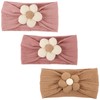 AQOKKA Baby Flower Headbands Nylon Baby Girl Headbands Handmade Hairbands