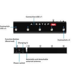 X-Sonic AIRSTEP SPK Edition Foot Controller, Bluetooth Positive Grid Spark Dedicated Wireless Controller