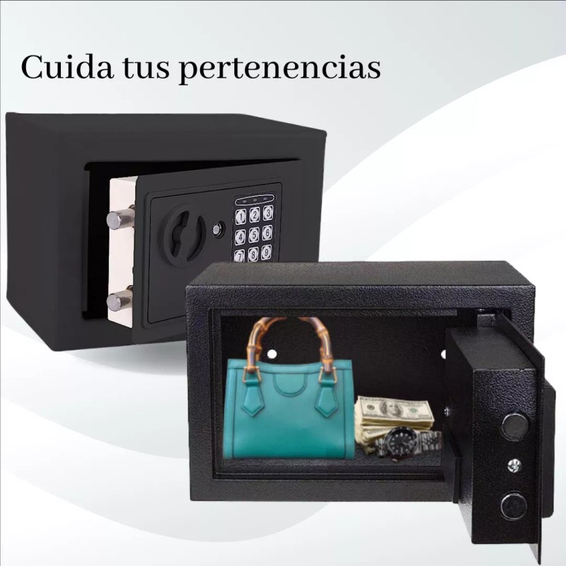 Mastery Brand Caja Fuerte Electrónica De Seguridad Digital Con Llave