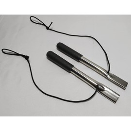 Wheelchair Transport Chair Brake Handle Extension, 8-inch,Wheel Lock Brake Handle Extension,Stainless Steel, Extended Handle, with Lanyard.(1Pair)