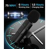 Wireless Lavalier Microphone for Android/iPhone/Computer/Laptop, Wireless Mic for iPhone 13
