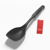 Large Silicone Cooking Spoon, Non-Stick Solid Spoon set with Deep