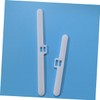 30Pcs Vertical Blind Top Hangers Double Hole Holders for 127Mm