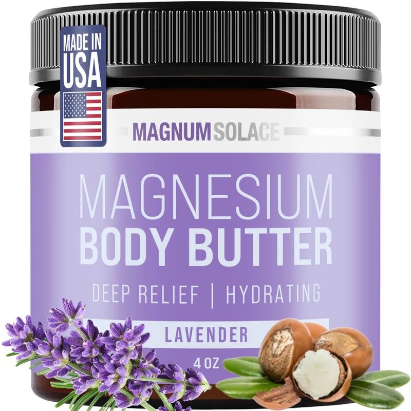 Magnesium Body Butter for Women & Men – Lightly Scented