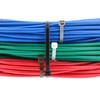 8 Inch Black Standard Nylon Cable Tie - 100 Pack