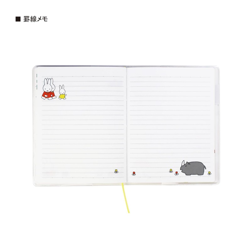 スクエア ミッフィー 手帳 2026年 3月始まり A6 マンスリー 白 04SD-MW