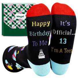 Moyel 13th Birthday Gifts for Boys Funny Socks 6-9 13 Year Old Gifts for Boys Birthday Teenage Boy Gifts 13 Birthday Gifts for Teenage Boys Cool Presents for 13 Year Olds Boy