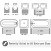 Yimobra Bathroom Mat, 43 x 61 cm, Soft and Cozy,