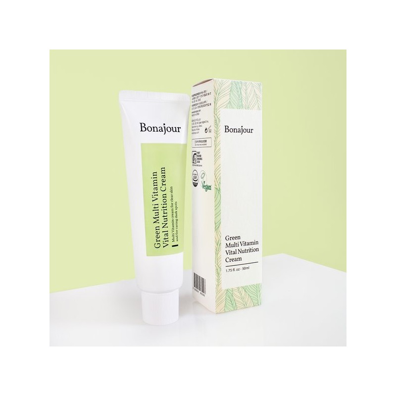 Bonajour 보나쥬르 비건 초록 비타민 크림 50ml Bonajour Vegan Green