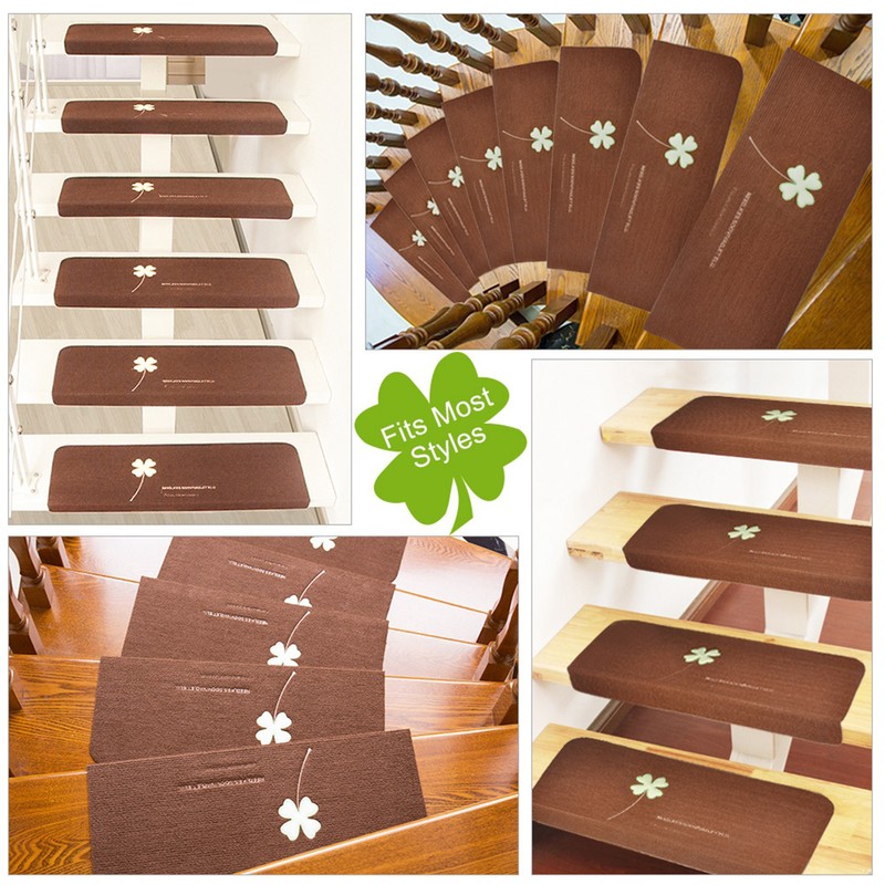 Luminous Carpet Stair Treads Mats Glue free Self Adhesive PVC