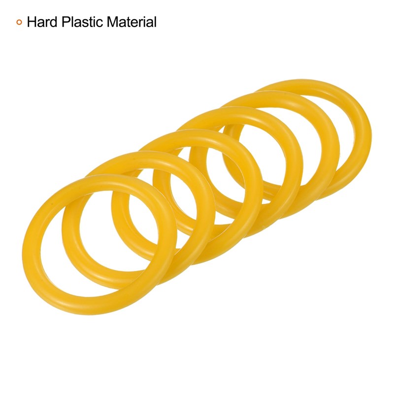 PATIKIL Carnival Ring-Toss Rings Set 4cm 6mm 8cm, 24 Pack