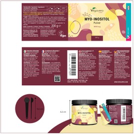 Vegavero Vegavero Myo-Inositol Powder 4000 mg | Inositol PCOS Supplement Powder | NO Additives | Up to 100 Days Supply | Vegan