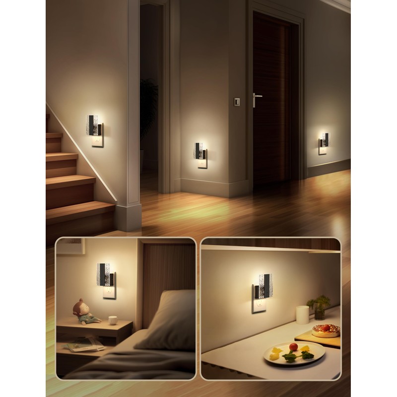 DORESshop LED Night Lights Plug Into Wall [2 Packs], Decorative
